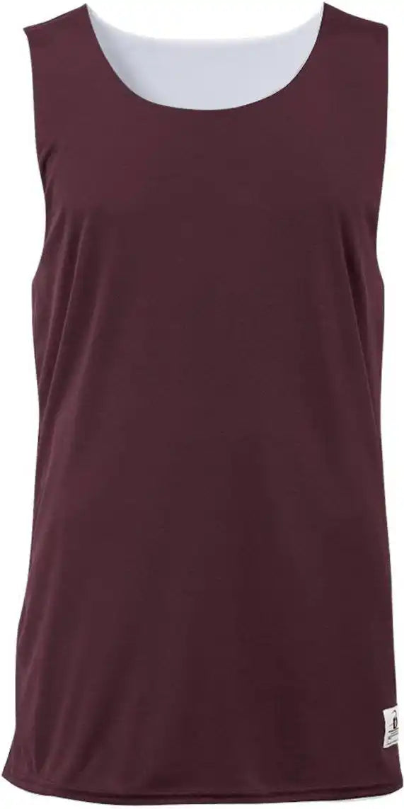 Badger Sport 4129 B-dry Reversible Tank - Maroon White