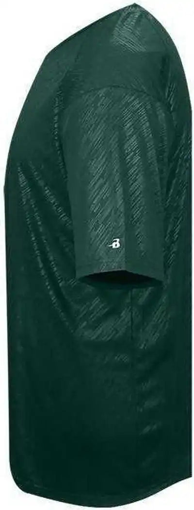 Badger Sport 4131 Line Embossed Tee - Forest