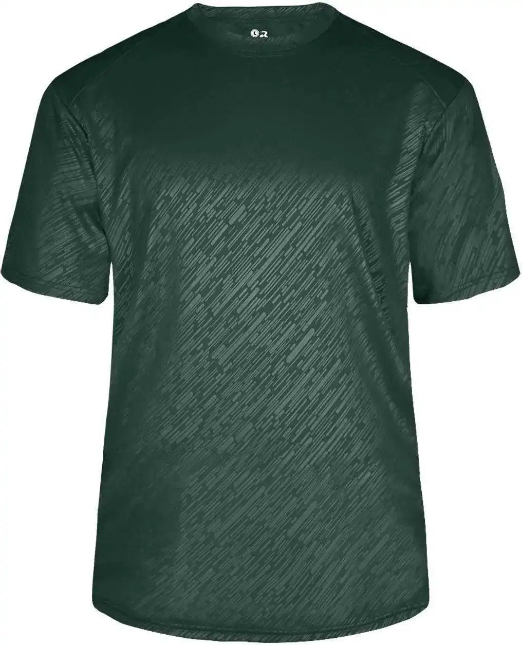 Badger Sport 4131 Line Embossed Tee - Forest