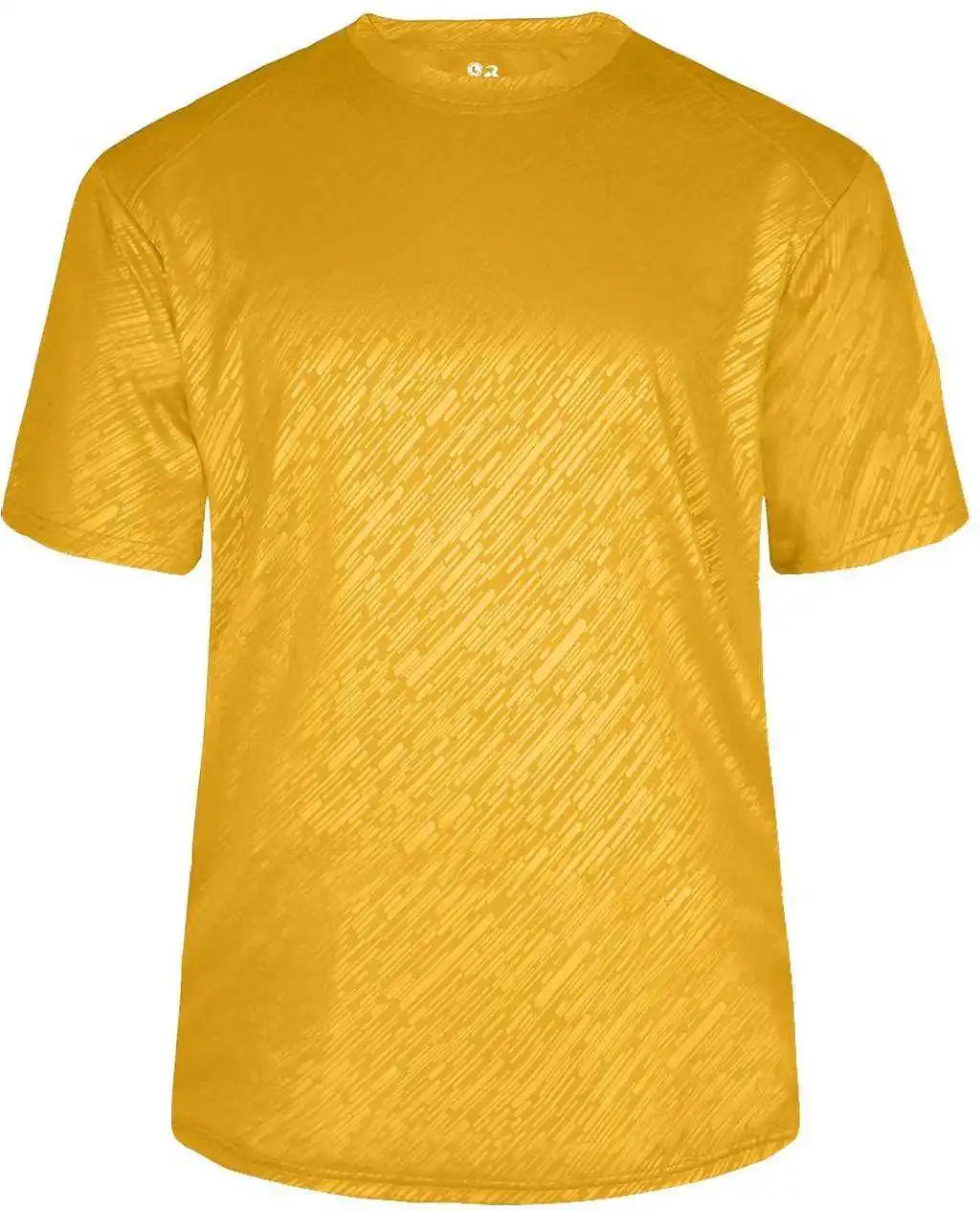 Badger Sport 4131 Line Embossed Tee - Gold
