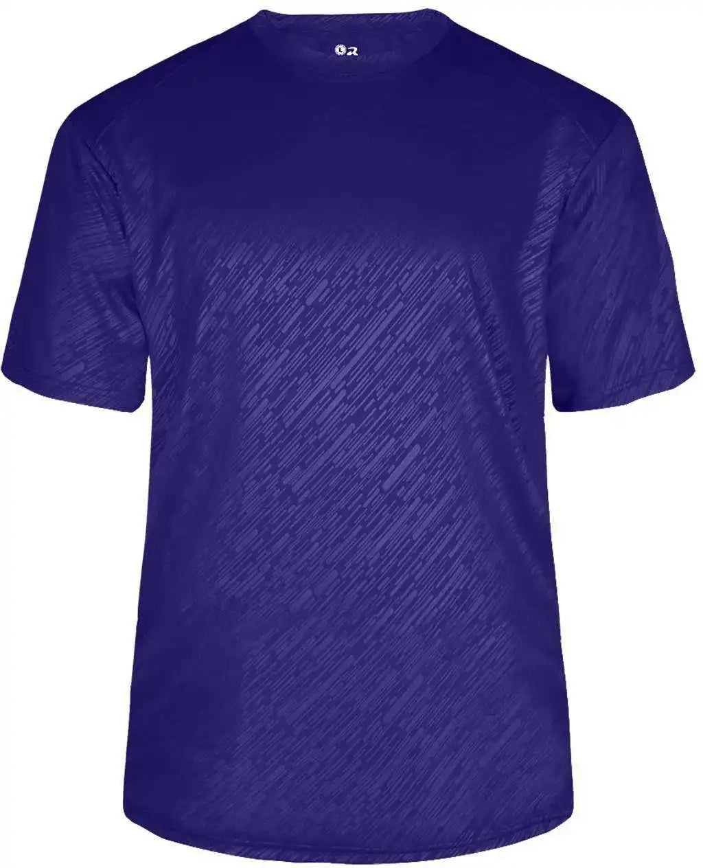 Badger Sport 4131 Line Embossed Tee - Purple