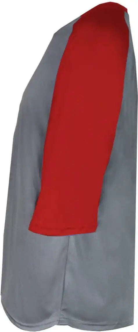 Badger Sport 4133 B-baseball Adult Undershirt - Graphite Red