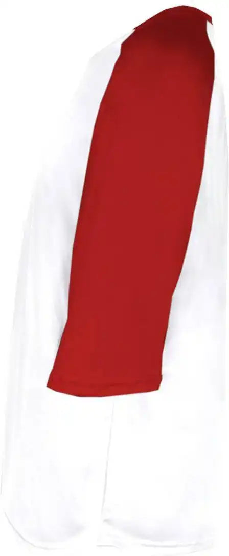Badger Sport 4133 B-baseball Adult Undershirt - White Red