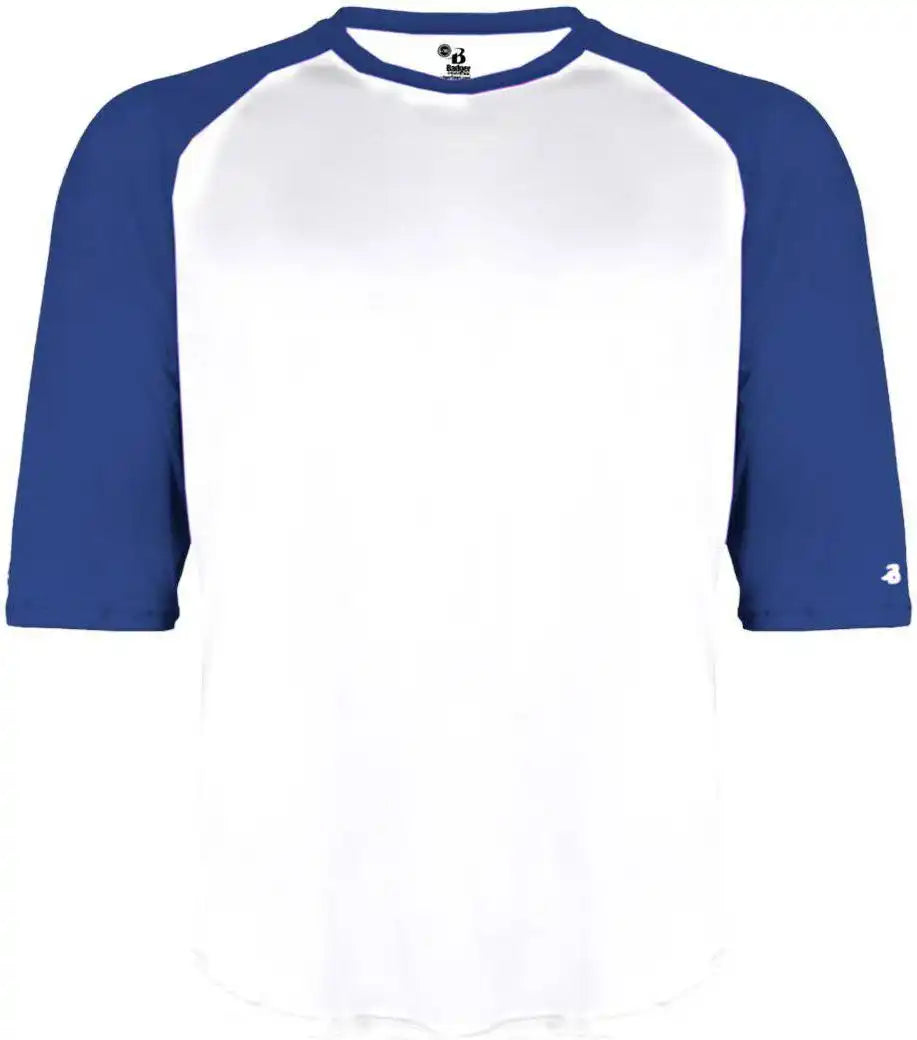 Badger Sport 4133 B-baseball Adult Undershirt - White Royal