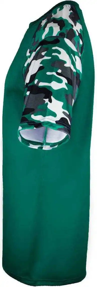 Badger Sport 4141 Camo Adult Tee - Forest