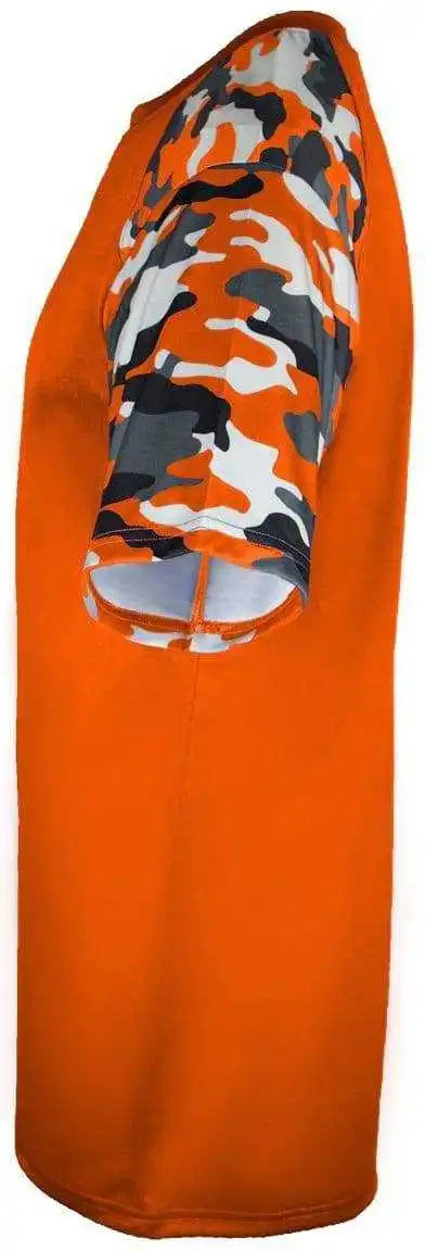 Badger Sport 4141 Camo Adult Tee - Orange