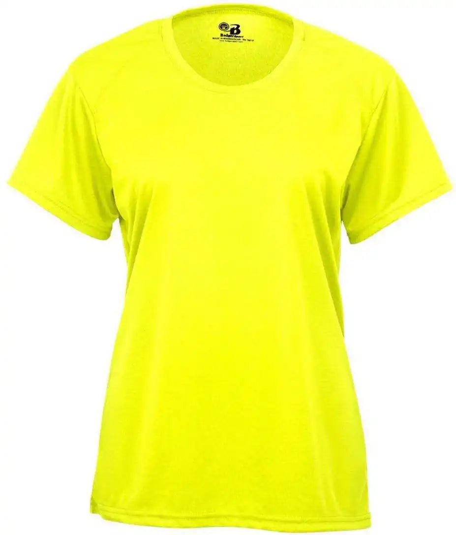 Badger Sport 4160 Ladies B-core Tee - Safety Yellow Green