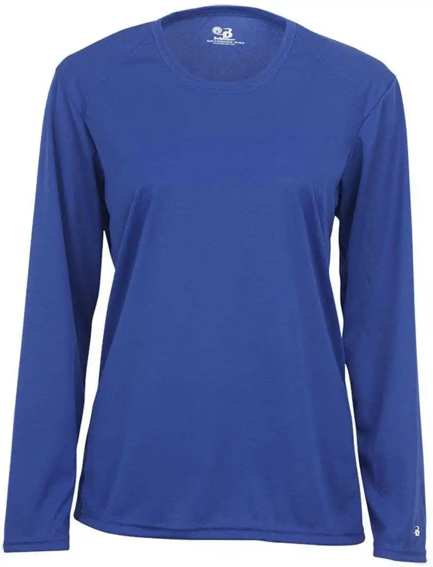 Badger Sport 4164 Ladies B-core Long Sleeve Tee - Royal