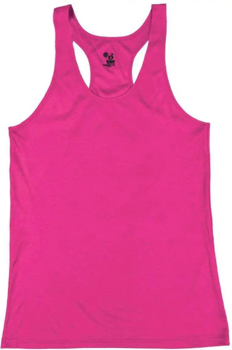 Badger Sport 4166 B-core Ladies Racerback Tank - Hot Pink