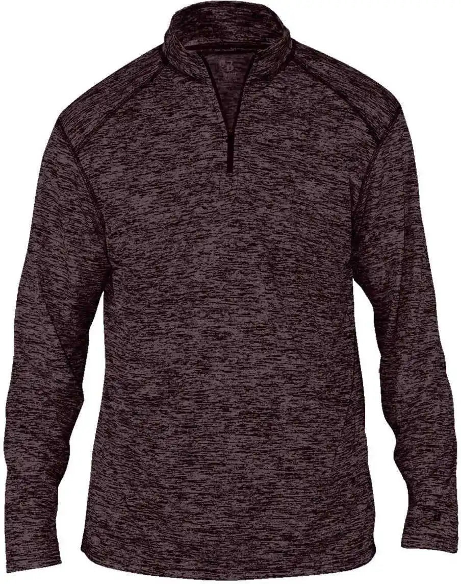 Badger Sport 4172 Tonal Blend 1/4 Zip - Maroon