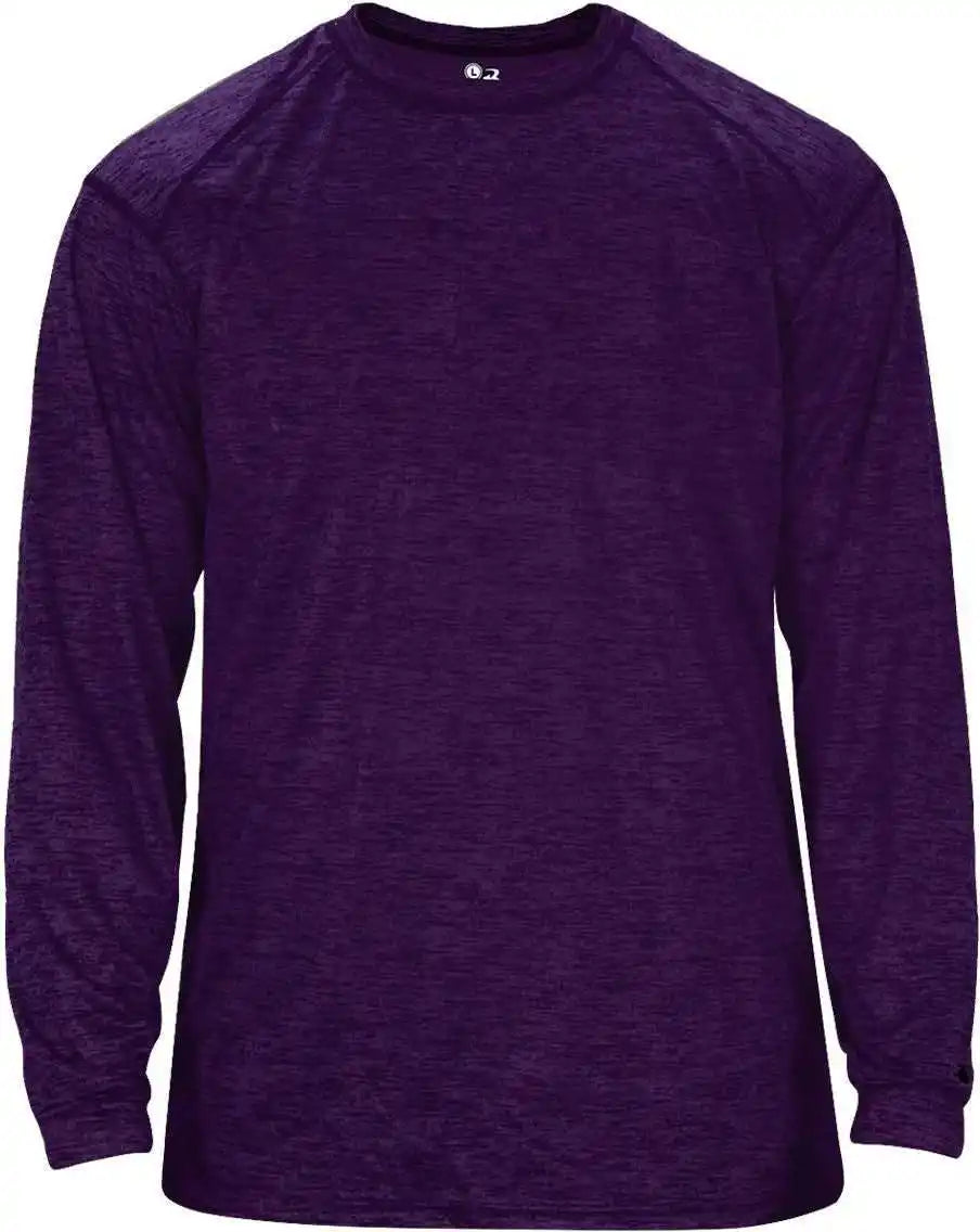 Badger Sport 4174 Tonal Blend Long Sleeve Tee - Purple