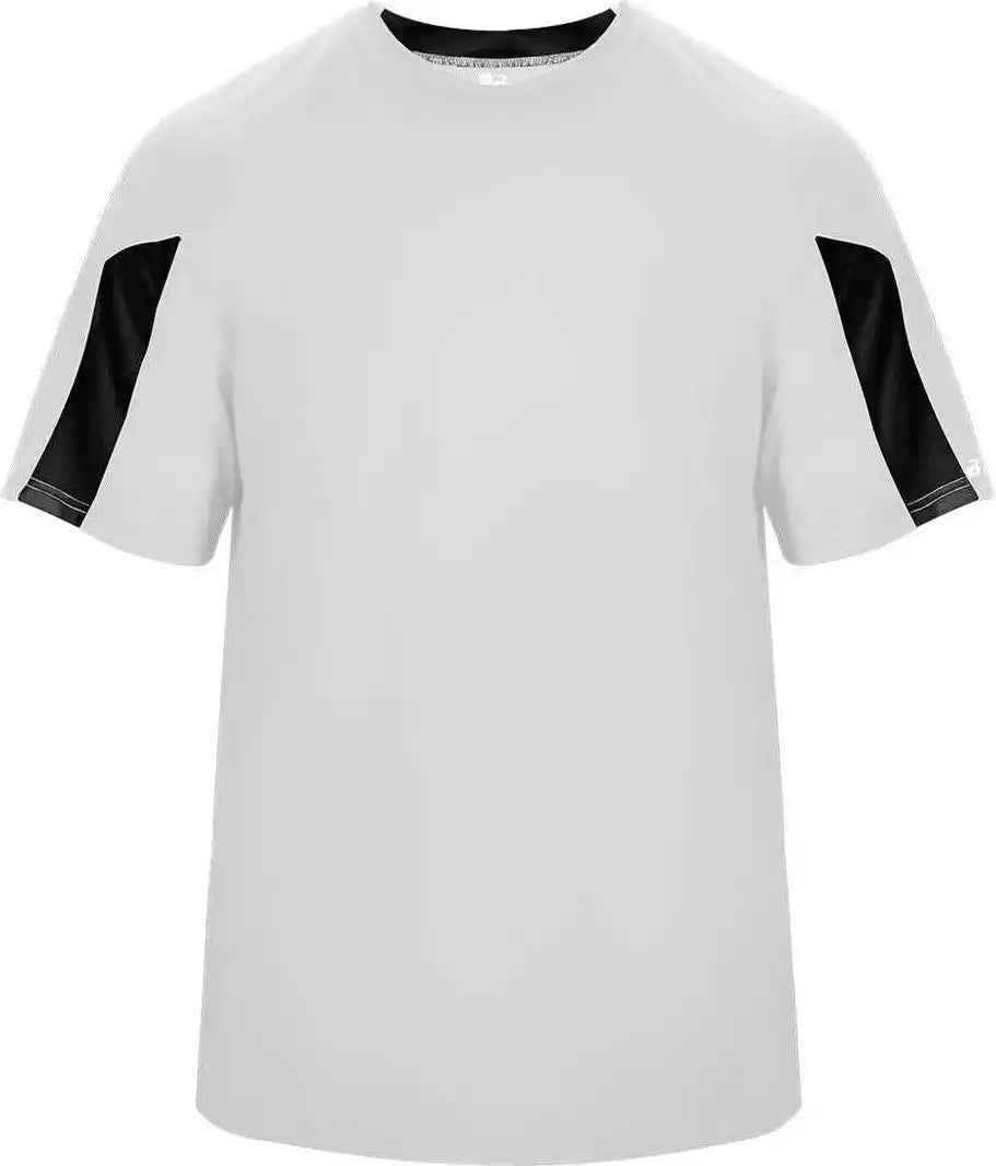 Badger Sport 4176 Striker Tee - White Black