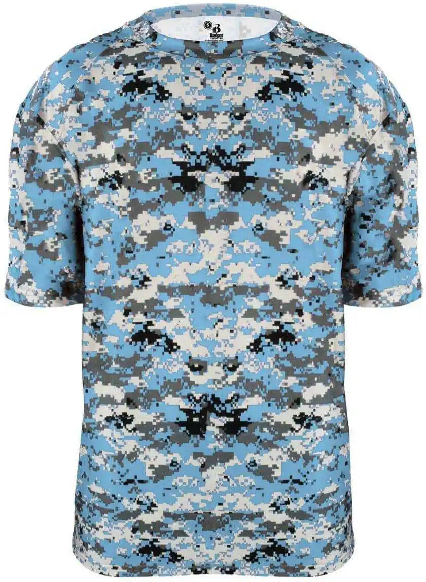 Badger Sport 4180 B-core Adult Digital Tee - Columbia Blue