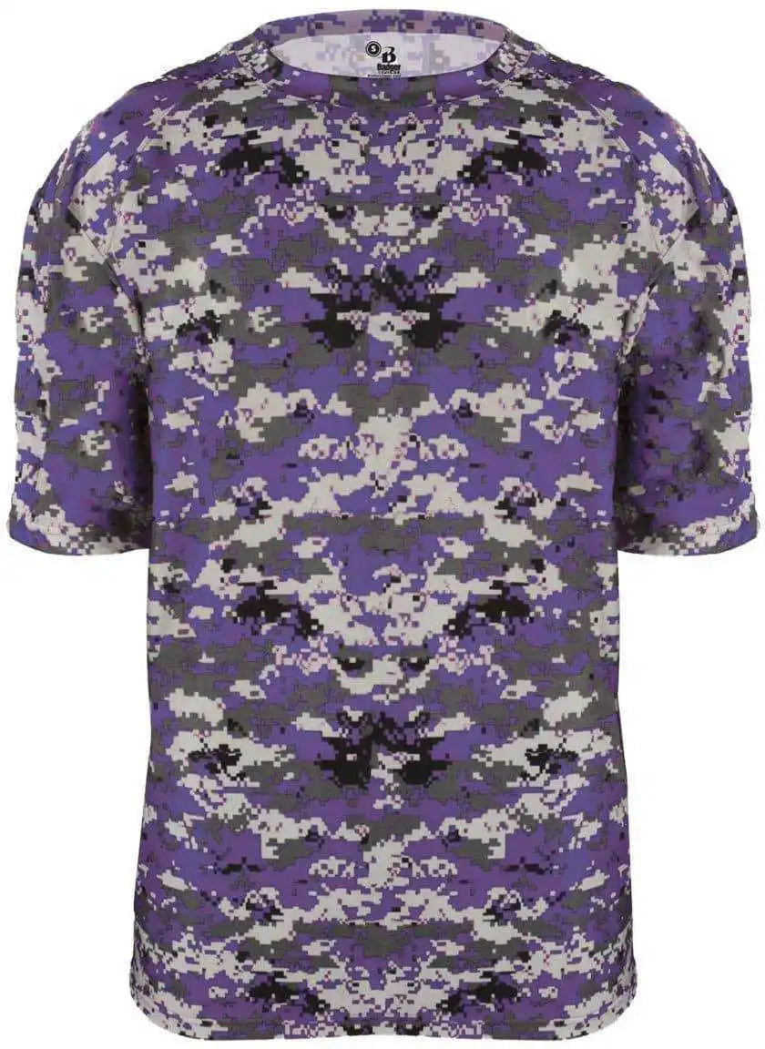 Badger Sport 4180 B-core Adult Digital Tee - Purple