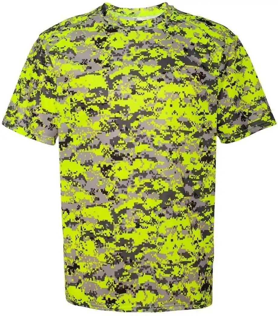 Badger Sport 4180 B-core Adult Digital Tee - Safety Yellow Green