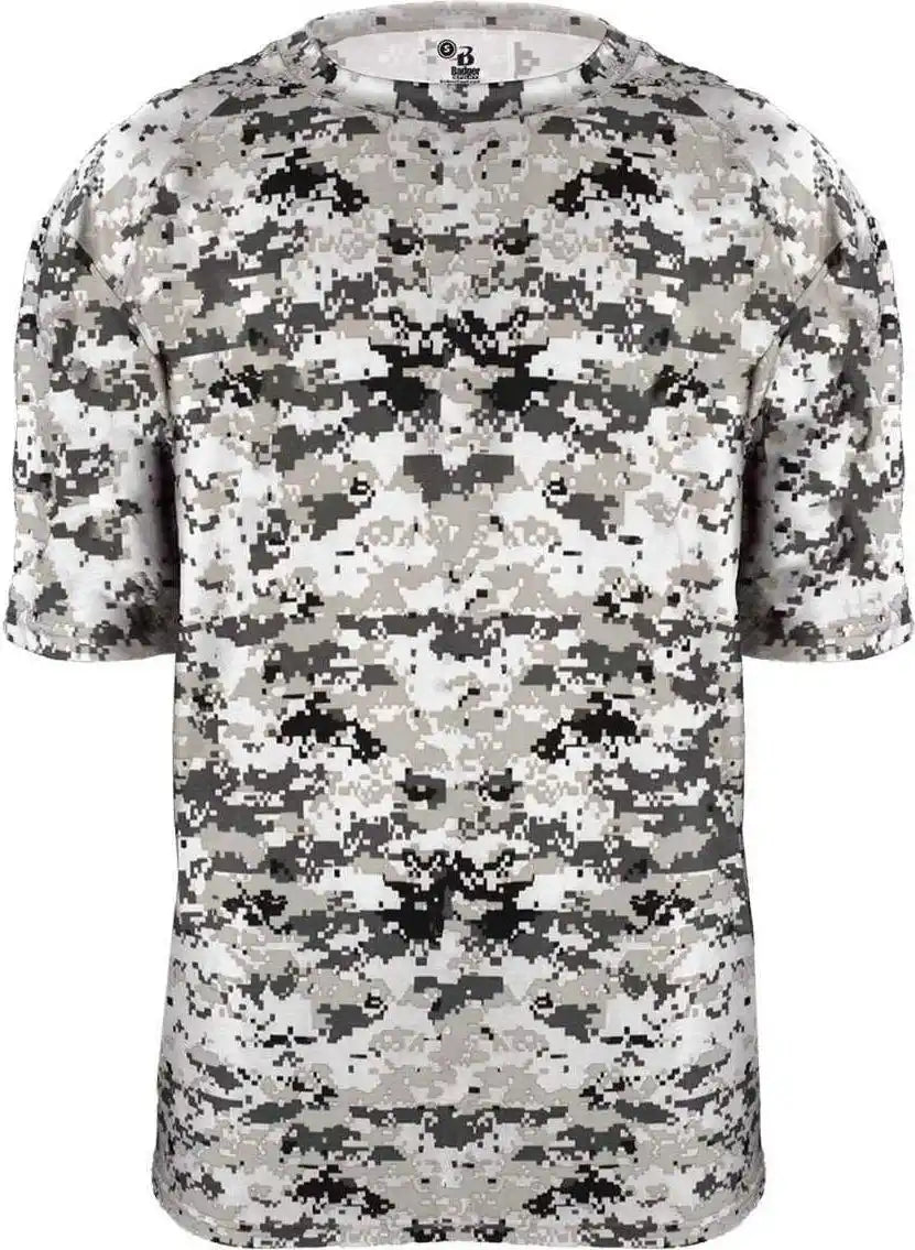 Badger Sport 4180 B-core Adult Digital Tee - White