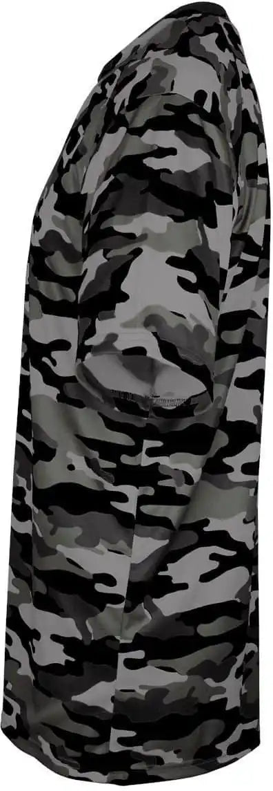Badger Sport 4181 Camo Adult Tee - Black