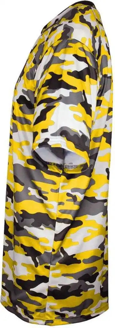 Badger Sport 4181 Camo Adult Tee - Gold
