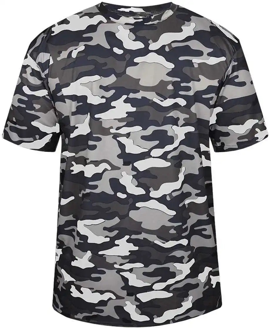 Badger Sport 4181 Camo Adult Tee - Navy