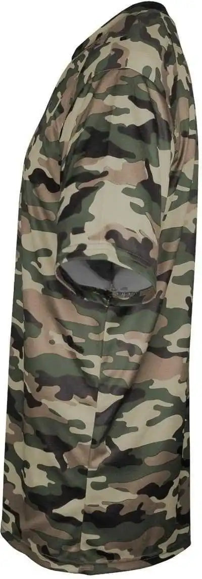 Badger Sport 4181 Camo Adult Tee - Od Green