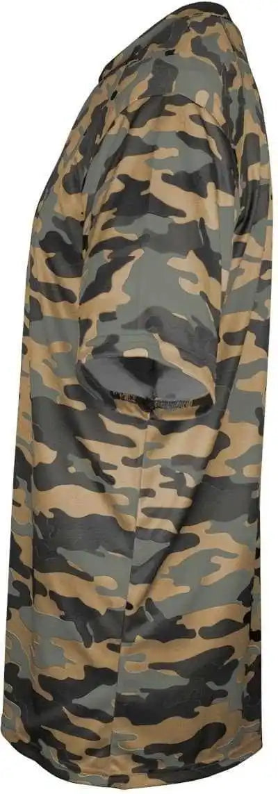 Badger Sport 4181 Camo Adult Tee - Sand