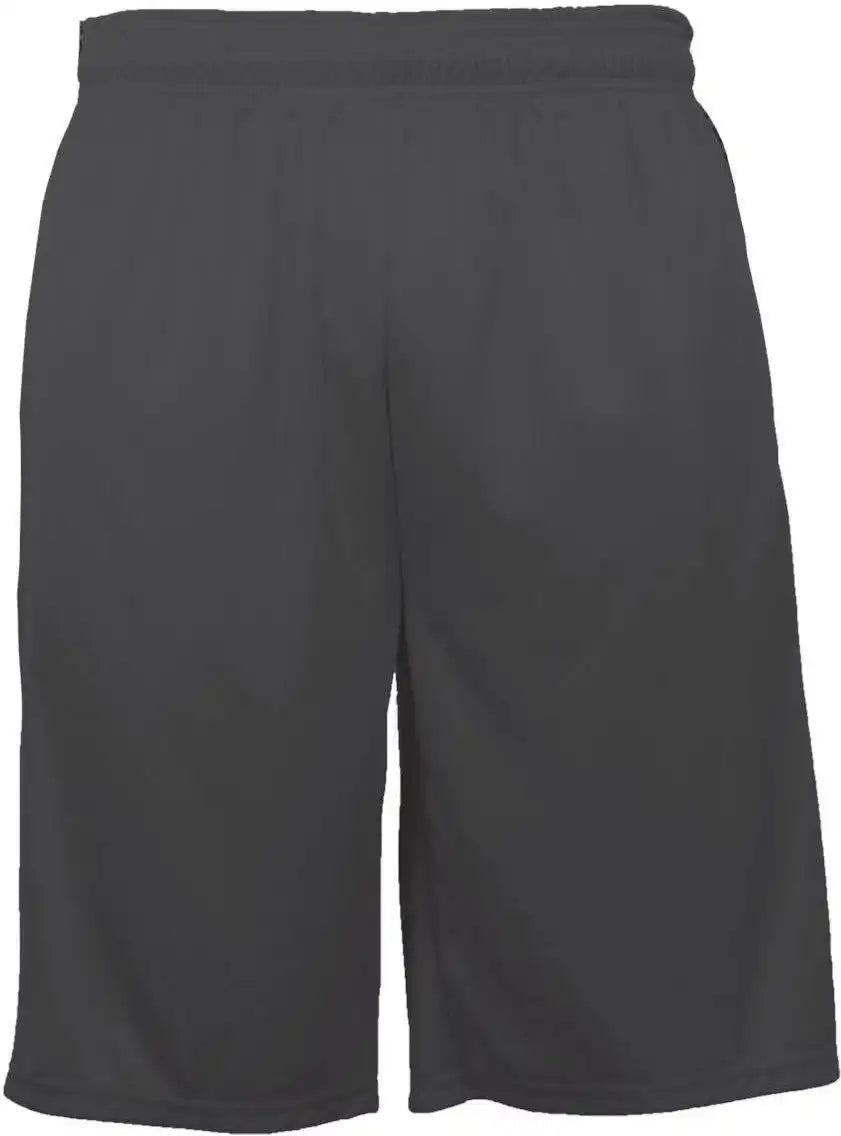 Badger Sport 4189 Digital Panel Short - Dark Gray Orange Camo