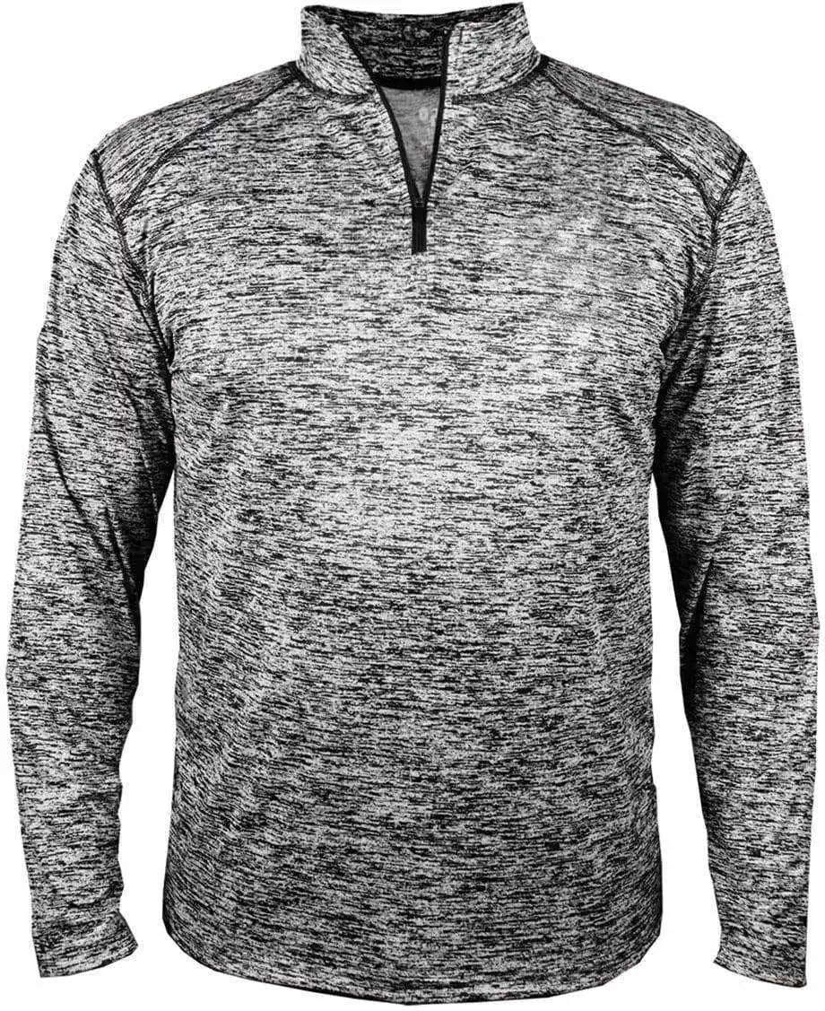 Badger Sport 4192 Blend 1/4 Zip - Black - Adult Xl