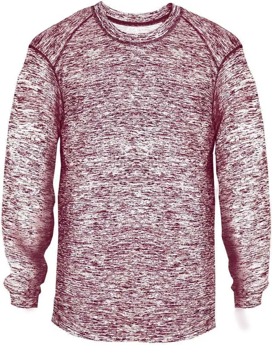 Badger Sport 4194 Blend Long Sleeve Tee - Maroon