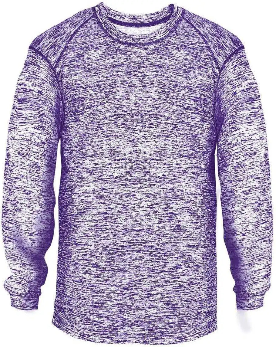 Badger Sport 4194 Blend Long Sleeve Tee - Purple