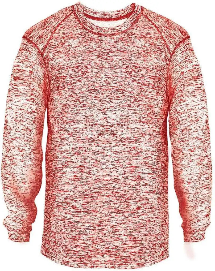 Badger Sport 4194 Blend Long Sleeve Tee - Red