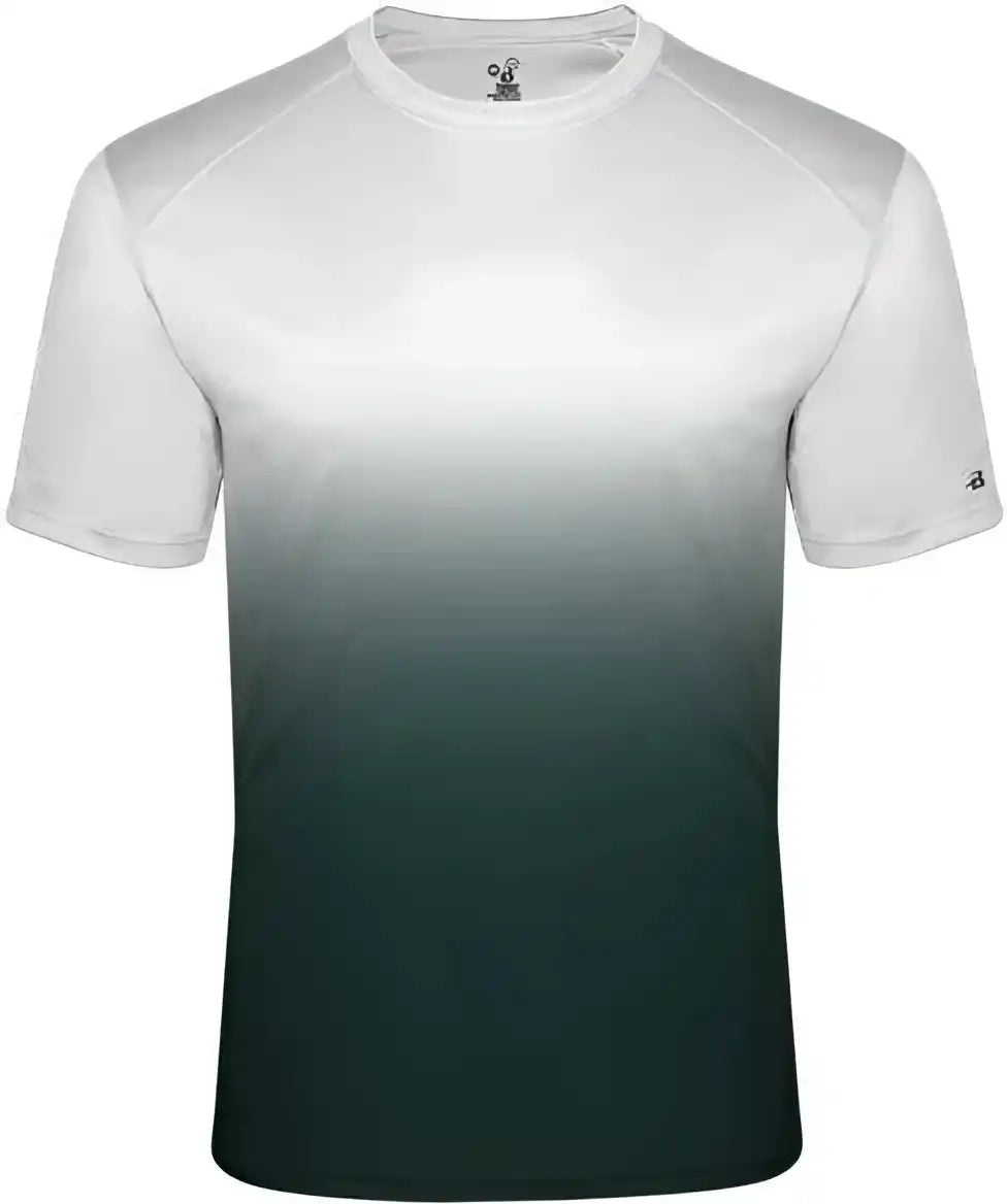 Badger Sport 4203 Ombre Tee - White Forest