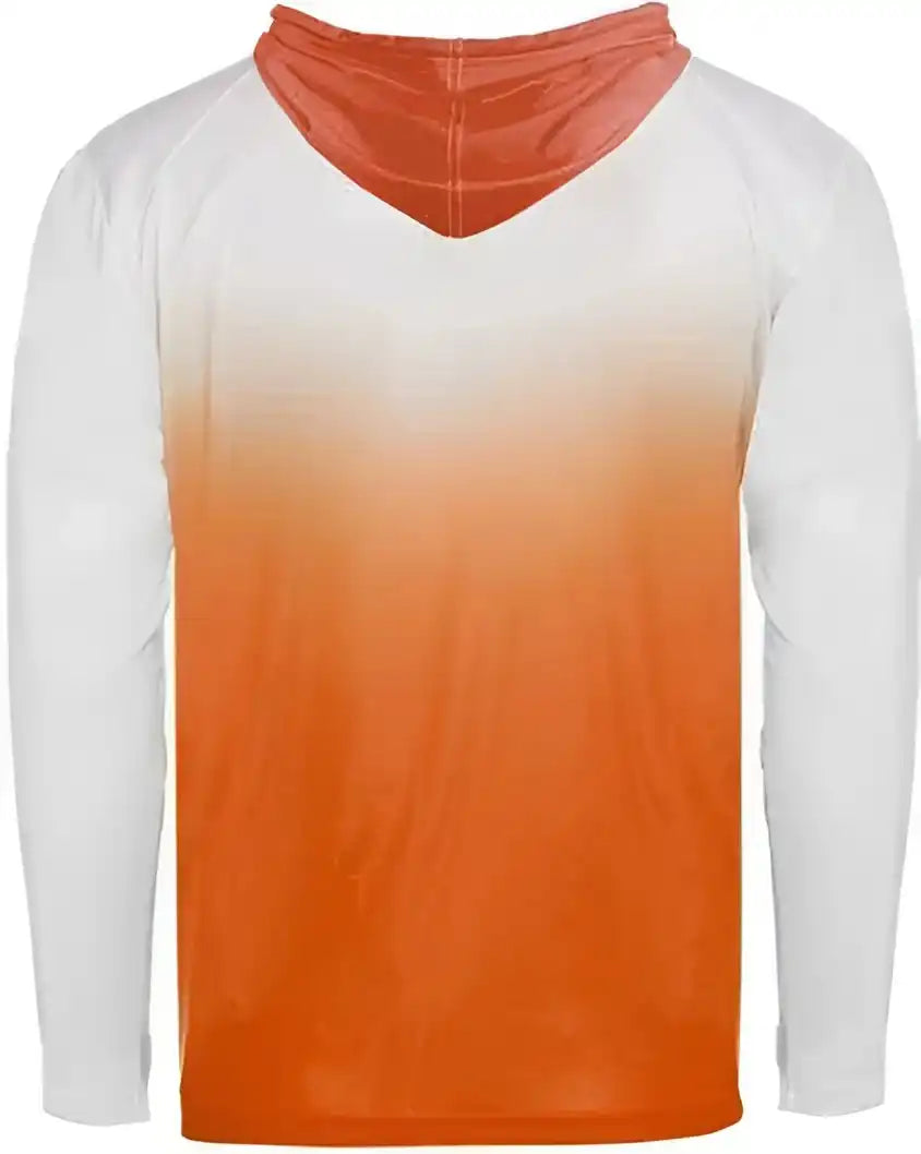 Badger Sport 4205 Ombre Hoodie Tee - Orange