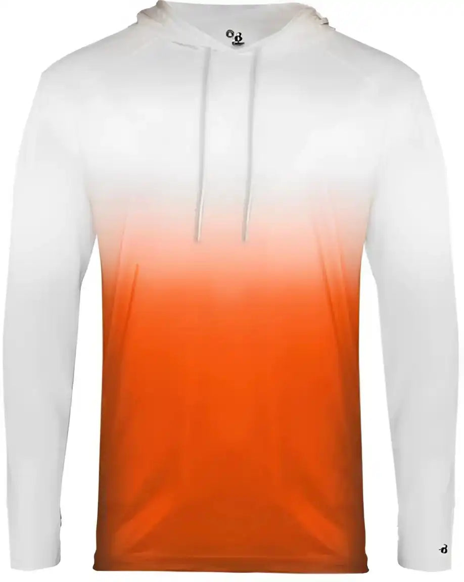 Badger Sport 4205 Ombre Hoodie Tee - Orange