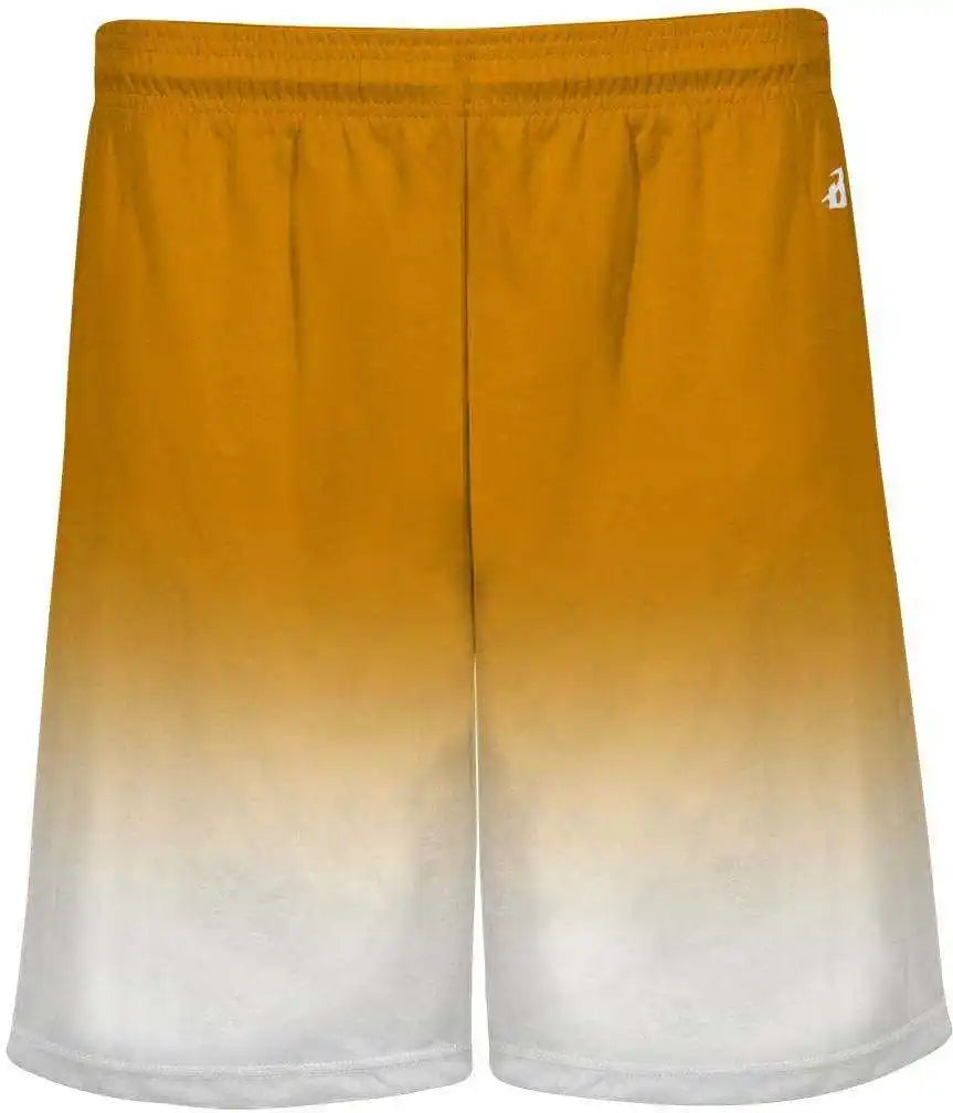 Badger Sport 4206 Ombre Short - Gold White