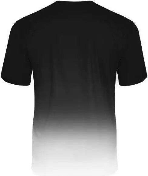 Badger Sport 4209 Reverse Ombre Tee - Black