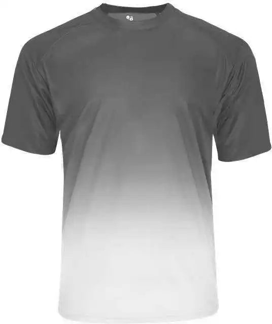Badger Sport 4209 Reverse Ombre Tee - Graphite