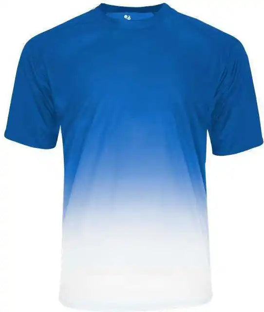 Badger Sport 4209 Reverse Ombre Tee - Royal