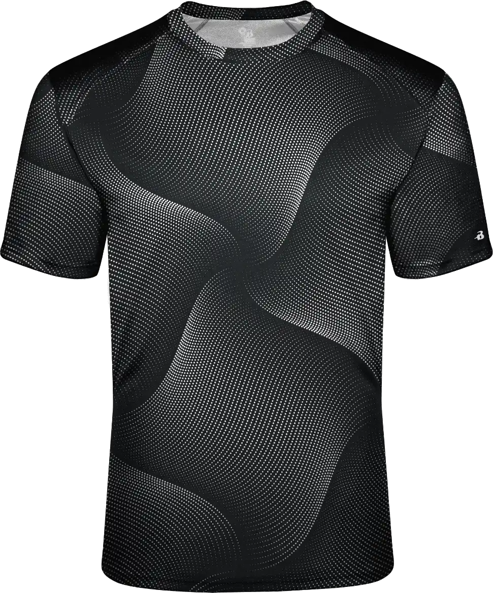 Badger Sport 4213 Warp Tee - Black