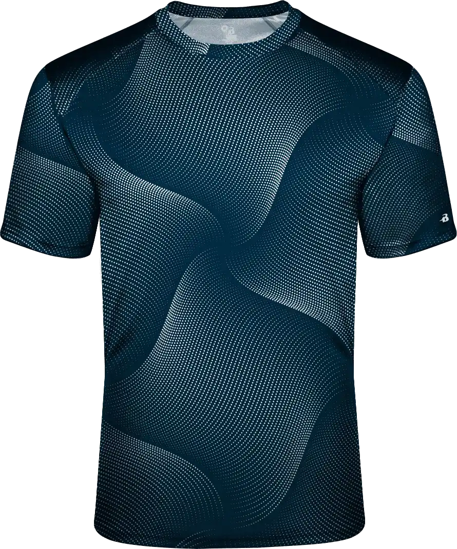 Badger Sport 4213 Warp Tee - Navy