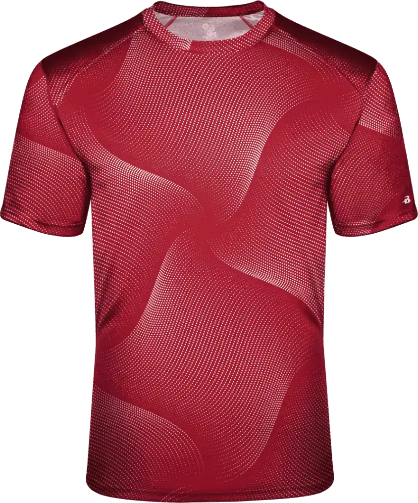 Badger Sport 4213 Warp Tee - Red