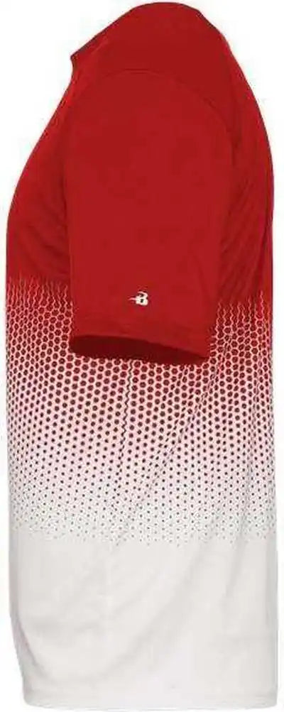 Badger Sport 4220 Hex 2.0 Tee - Red White