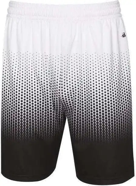 Badger Sport 4221 Hex 2.0 Short - Black White