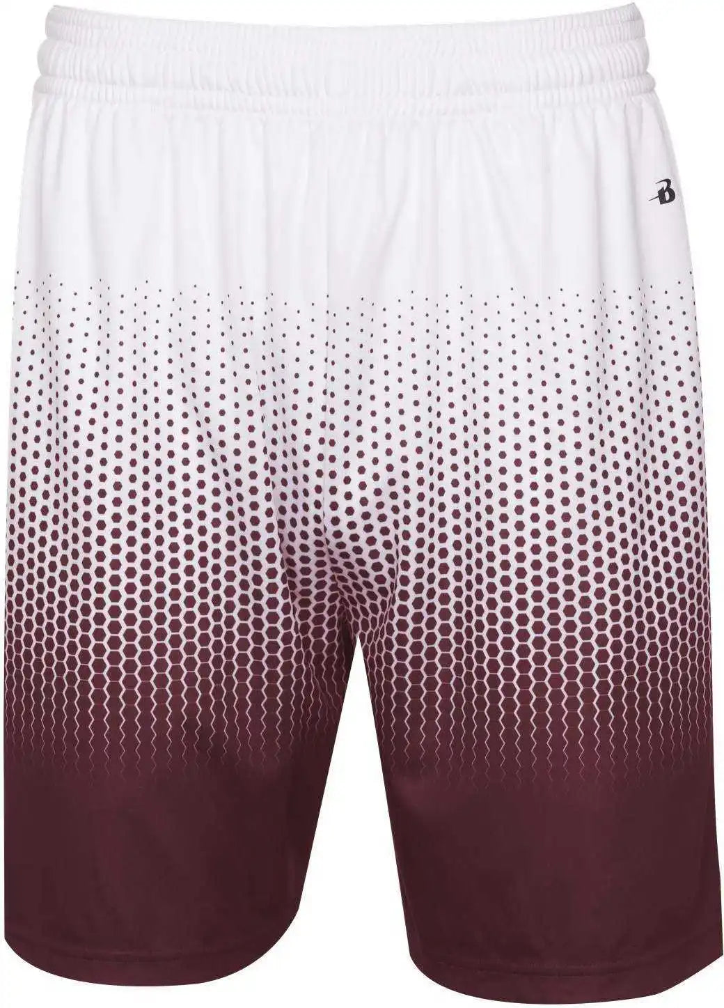 Badger Sport 4221 Hex 2.0 Short - Maroon White