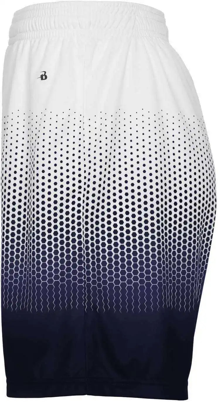 Badger Sport 4221 Hex 2.0 Short - Navy White