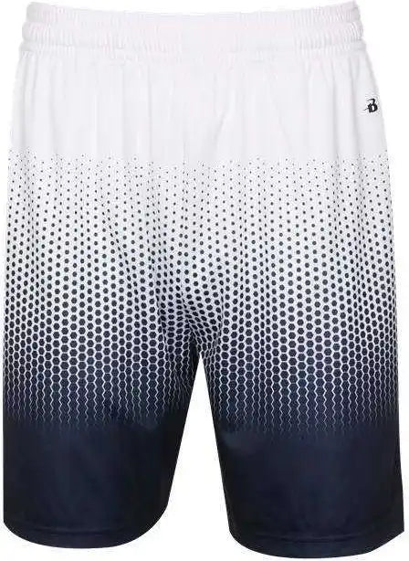 Badger Sport 4221 Hex 2.0 Short - Navy White