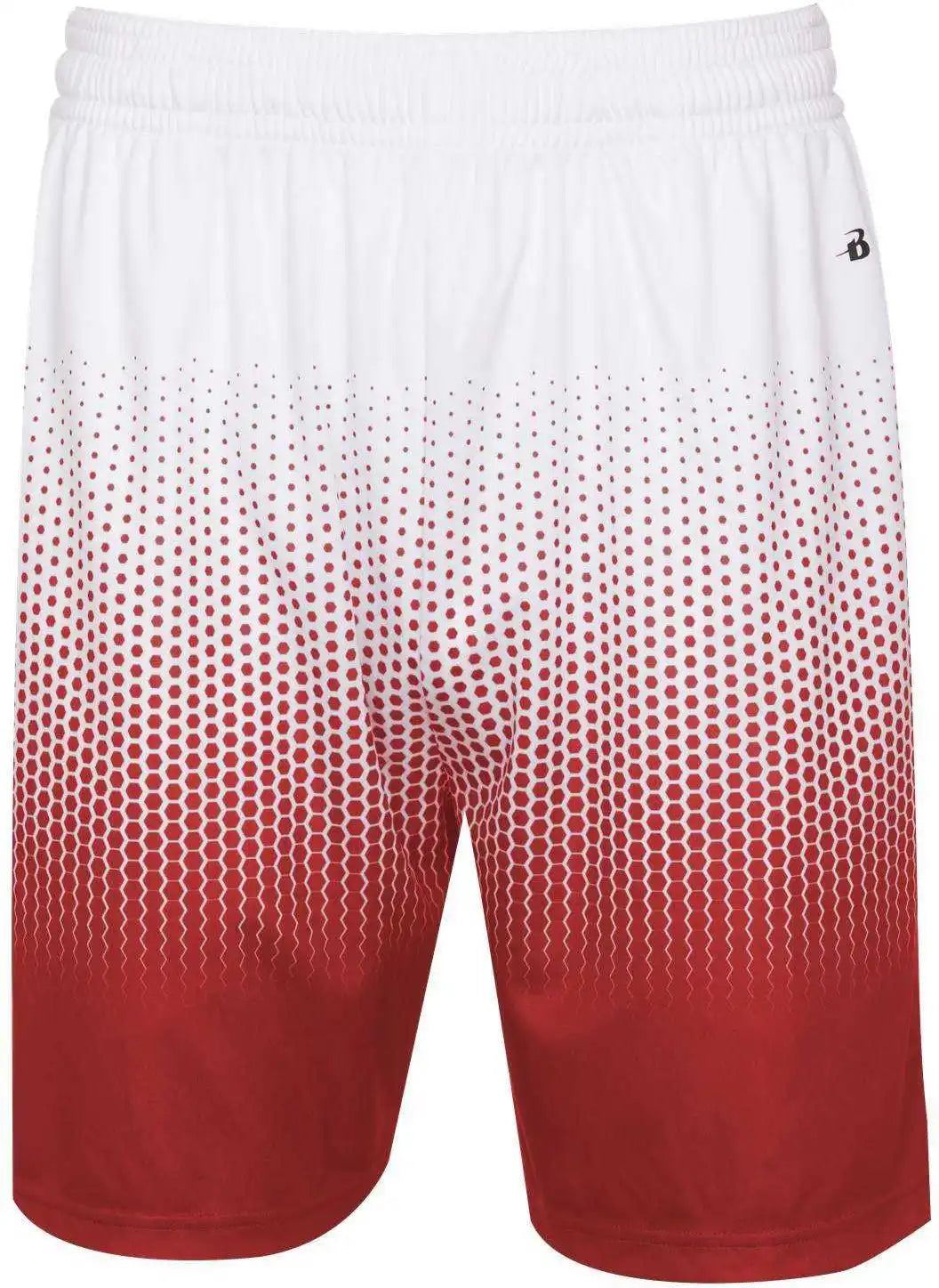 Badger Sport 4221 Hex 2.0 Short - Red White