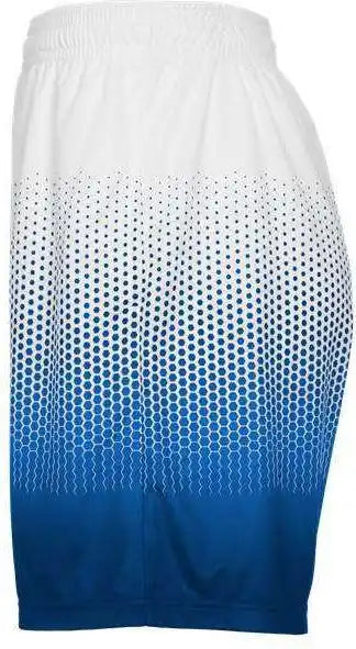 Badger Sport 4221 Hex 2.0 Short - Royal White