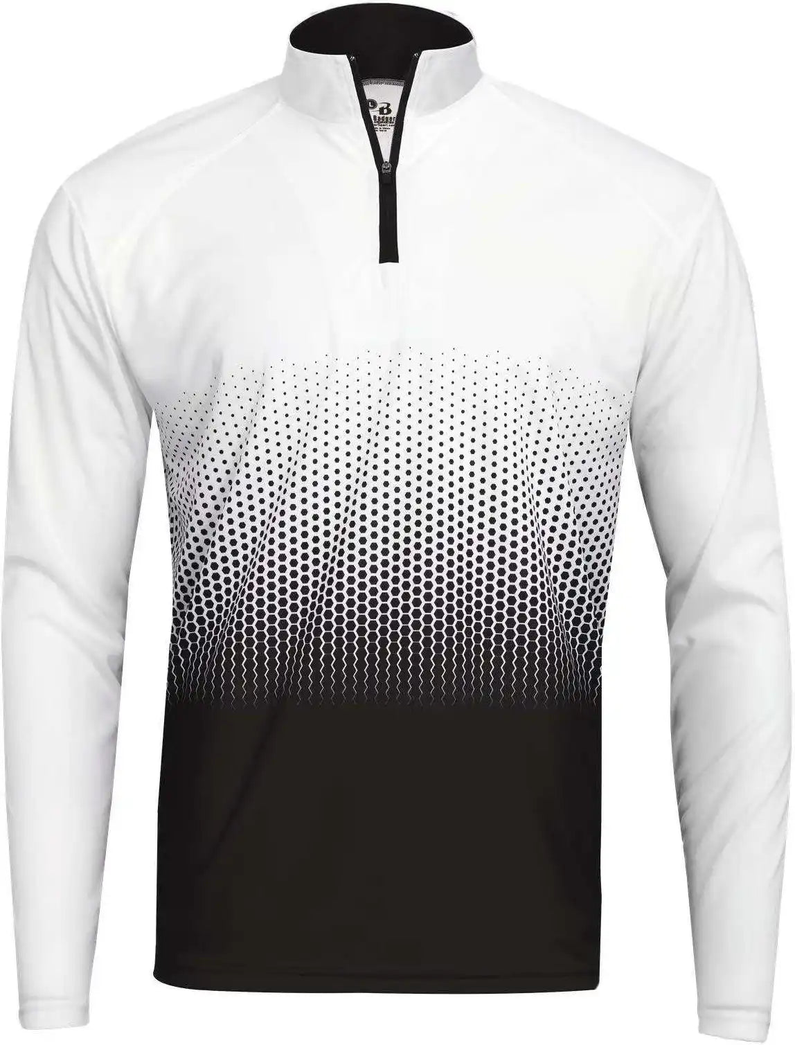 Badger Sport 4222 Hex 2.0 1/4 Zip - Black