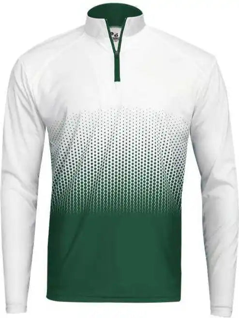 Badger Sport 4222 Hex 2.0 1/4 Zip - Forest