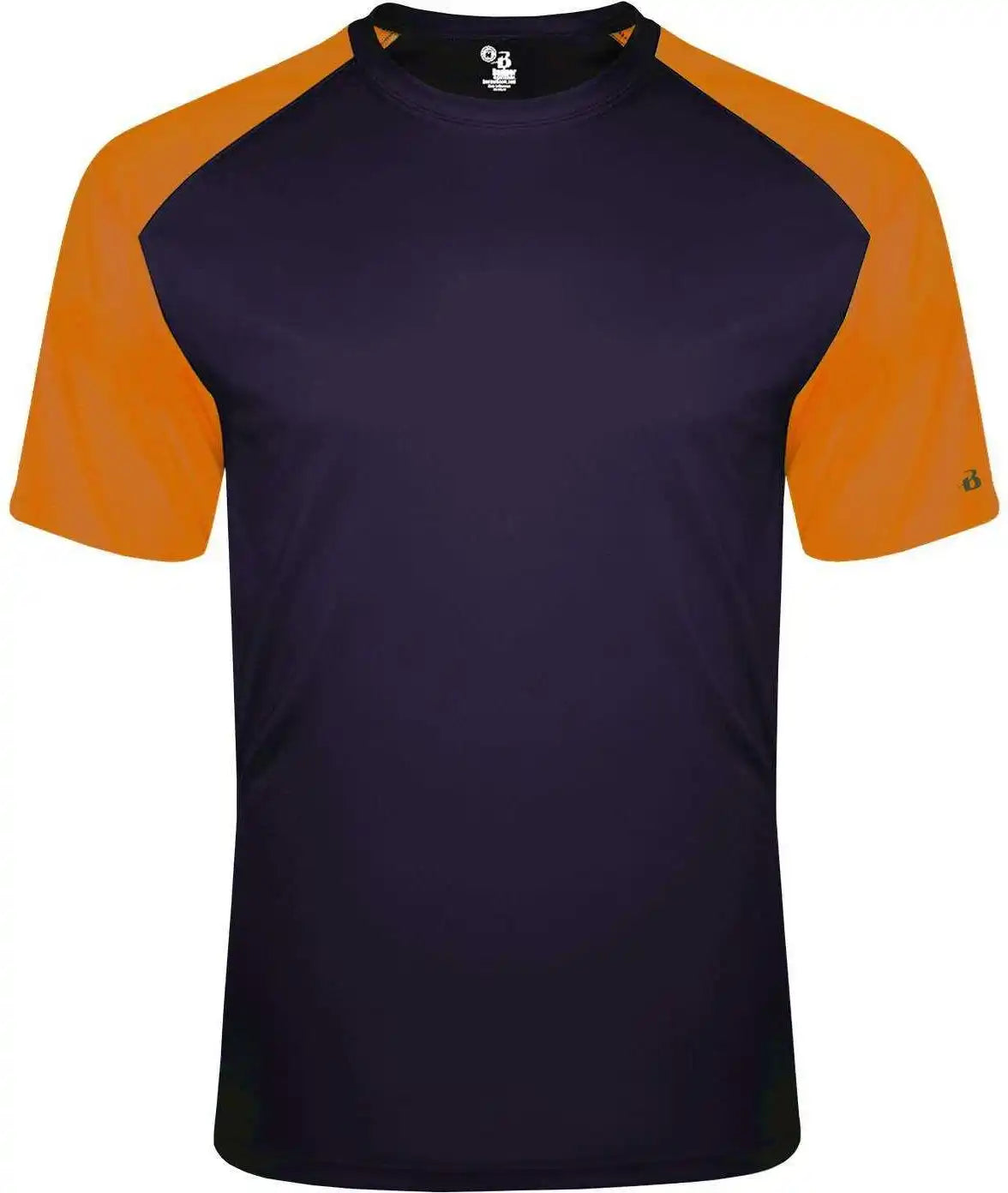 Badger Sport 4230 Breakout Tee - Navy Orange